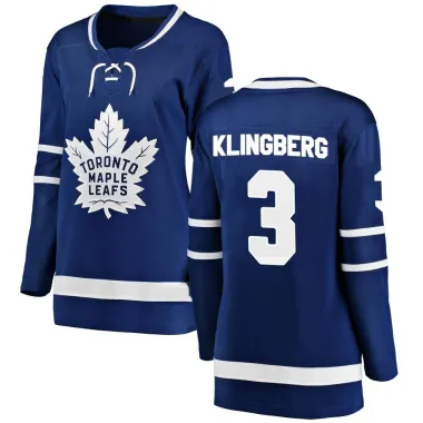 Blue Women's John Klingberg Breakaway Toronto Maple Leafs Home Jersey