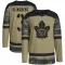 Camo Youth John Klingberg Authentic Toronto Maple Leafs Military Appreciation Practice Jersey