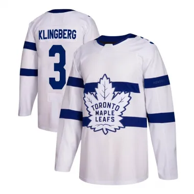 White Men's John Klingberg Authentic Toronto Maple Leafs 2018 Stadium Series Jersey